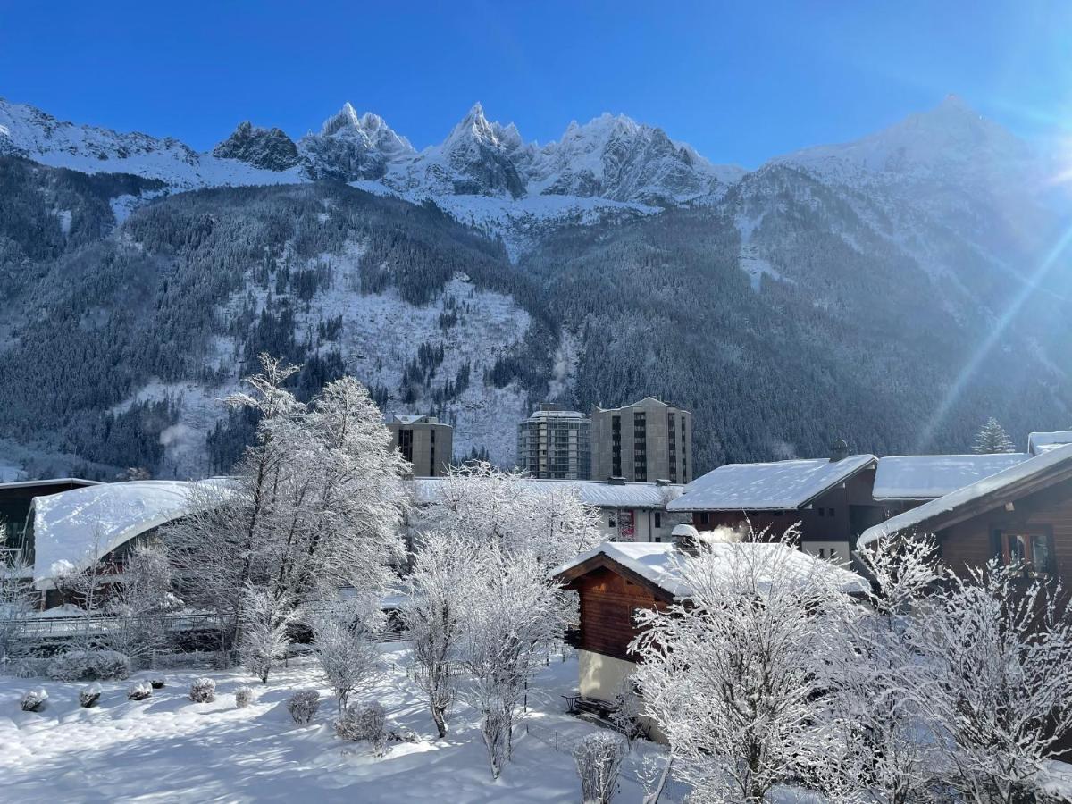Apartament Z Widokiem Na Mt Blanc Apartment Chamonix Exterior foto